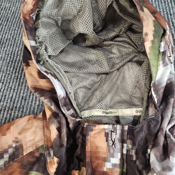 Gander Mountain Jacket XL Mens Large Camo Full Zip Hooded Next FLX Lined Hunting - Picture 4 of 16